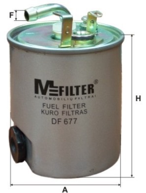 Топливный фильтр MANN-FILTER арт. DF 677